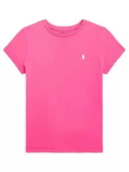 Ralph Lauren Girls Classic Short Sleeve T-Shirt - Desert Pink