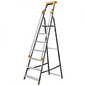 Platform Steps Aluminium 150kg 7 Steps 2150 x 500 x 110 mm