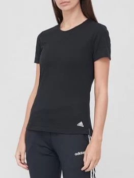 adidas Designed 2 Move Prime T-Shirt - Black, Size 2Xs, Women