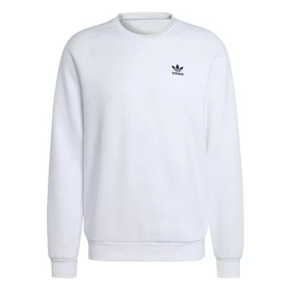 Adidas Trefoil Essentials Crewneck, White/white