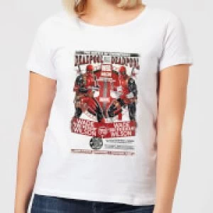 Marvel Deadpool Kills Deadpool Womens T-Shirt - White - 5XL