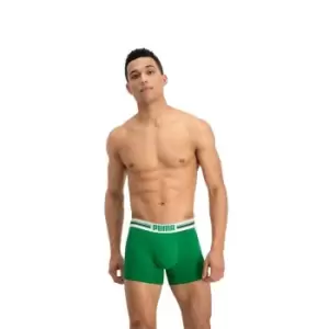 Puma 2 Pack Logo Boxer - Green