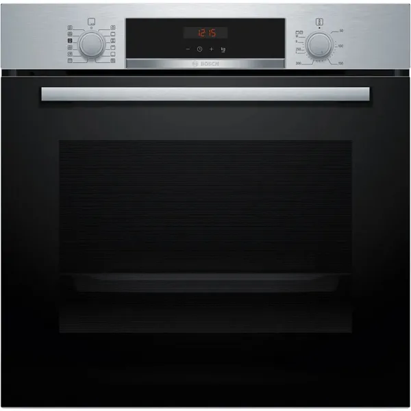 Bosch Series 4 HQA574BS3B Built In Electric Single Oven and Pyrolytic Cleaning - Stainless Steel - A+ Rated