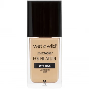 wet n wild photofocus Foundation 30ml (Various Shades) - Soft Beige