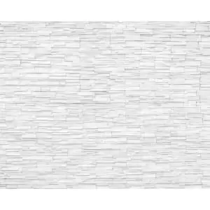 Origin Murals Slate White Wall Mural - 3.5 x 2.8m