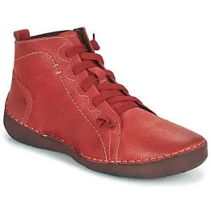 Josef Seibel FERGEY 86 womens Shoes (High-top Trainers) in Red