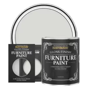 Rust-Oleum Gloss Furniture & Trim Paint - WINTER GREY - 750ml