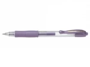 Pilot G207 Gel Retractable Rollerball 0.7mm Metallic Violet (Pack 12)