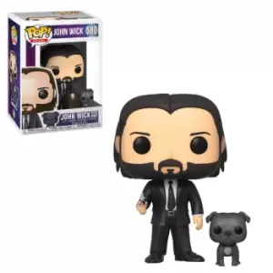 John Wick with Dog Pop! Vinyl Figure