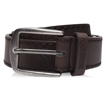 SoulCal Logo Belt - Brown