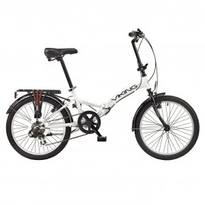 Viking Metropolis 20Inch Wheel Size Folding Bike - White