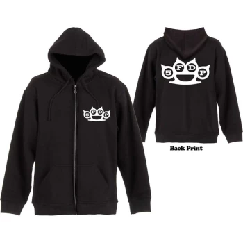 Five Finger Death Punch - Knuckles Unisex Small Hoodie - Black