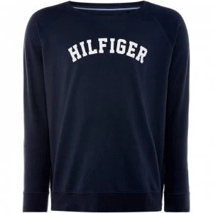 Tommy Bodywear Iconic track loungewear sweat top - Navy