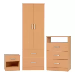 Seconique Polar Bedroom Set - Beech