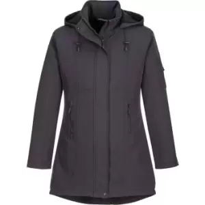 Portwest Carla Womens Softshell Jacket Grey 2XL