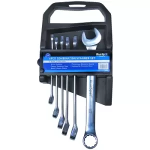 6 Piece Chrome Vanadium Metric Combination Spanner Set (8-17MM)