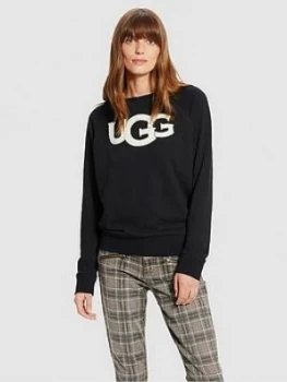 Ugg Fuzzy Logo Crewneck Sweatshirt