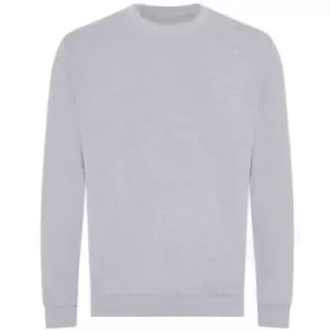 Awdis Unisex Adult Organic Sweatshirt (M) (Heather Grey)