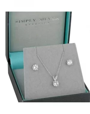 Simply Silver Round Cubic Zirconia Set