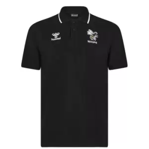 Hummel Wasps Polo Shirt Mens - Black