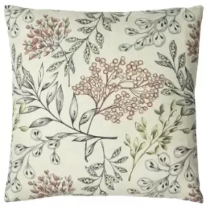 Paoletti Hedgerow Botanical Cushion Cover (One Size) (Multicoloured)