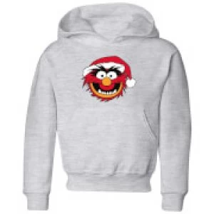 The Muppets Animal Kids Christmas Hoodie - Grey - 11-12 Years