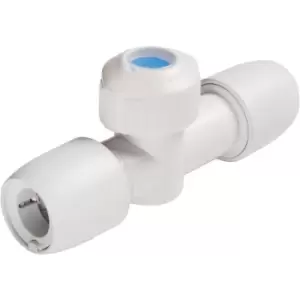 Hep2O Shut-Off Valve 15mm in White Plastic