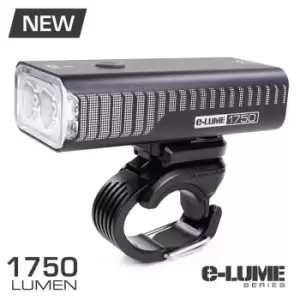 Serfas 1750 E-Lume, Front Light, Headlight - Black