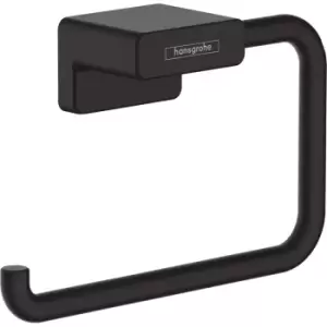 Hansgrohe AddStoris Roll Holder Matt in Black Metal