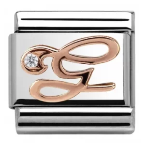 Nomination CLASSIC Rose Gold Letter G Charm 430310/07