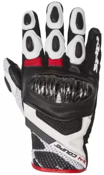 Spidi X-4 Coupe Gloves, black-white-red, Size 2XL, black-white-red, Size 2XL