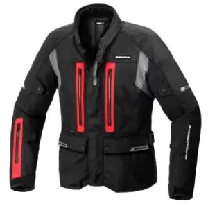 Spidi Traveler 3 Black Red Motorcycle Jacket L