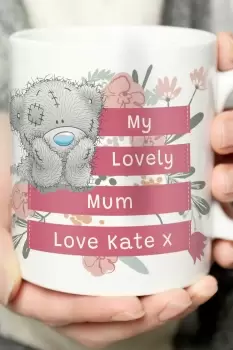 Personalised Me To You Floral Mug - White - Ceramic