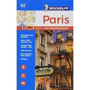 Paris par arrondissement - Michelin City Plan 062 City Plans Sheet map 2017