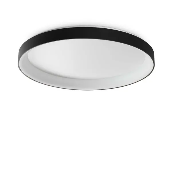 Ziggy Integrated LED Semi Flush Light Black 9600Lm 3000K