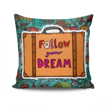 NKRLNT-082 - No Filling Multicolor Cushion Cover