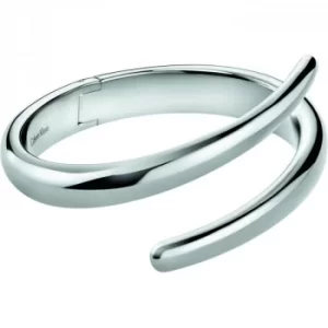 Ladies Calvin Klein Stainless Steel Medium Embrace Bangle