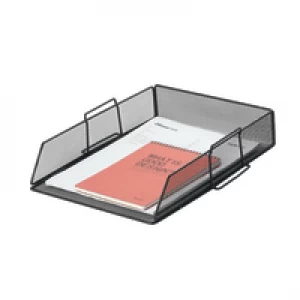 Q-Connect Stackable Letter Tray Black KF17293