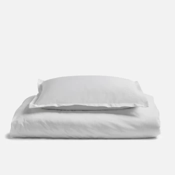 ESPA T400 Egyptian Cotton Duvet Set - White - Double