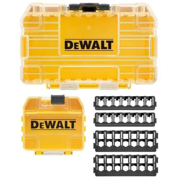 DEWALT - DT70801 Small Tough Case + 1x Pozi Bit Small Storage Case + 2 Bit Bars