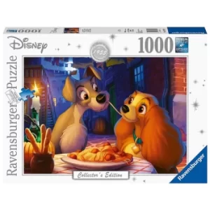 Ravensburger Disney Collector's Edition Lady & The Tramp 1000 Piece Jigsaw Puzzle