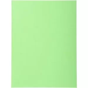 Forever Square Cut Folders A4 Bright Green, 5 Packs of 100