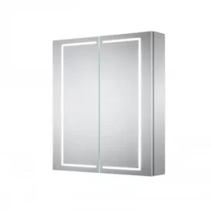 Bathstore Castor Double Door LED Mirror Cabinet