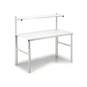 ESD work table with shelf