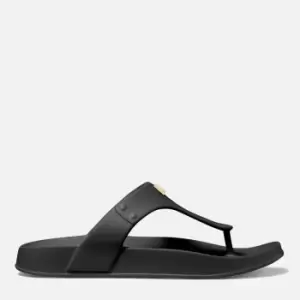 Michael Kors Womens Linsey Eva Flip Flops - Black - UK 4