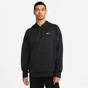 Nike Therma Mens Therma-FIT Hooded Fitness Pullover - Black