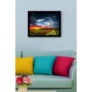 SC1167 Multicolor Decorative Framed MDF Painting