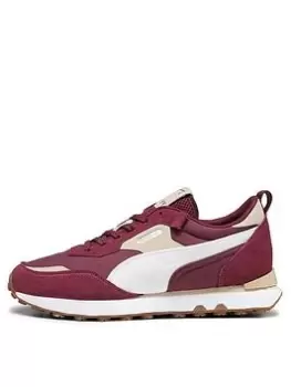 Puma Puma Rider Fv Base, Dark Red, Size 6, Women