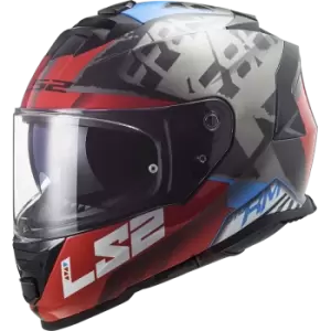 LS2 FF800 Storm Sprinter Black Red Titanium M