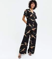 Yumi Black Floral Jumpsuit - 8